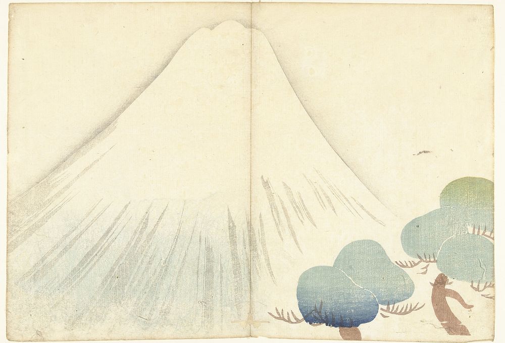 Fuji (1826) by Nakamura Hôchû, Matsuda Shinsuke, Izumiya Shojiro and Ogata Korin