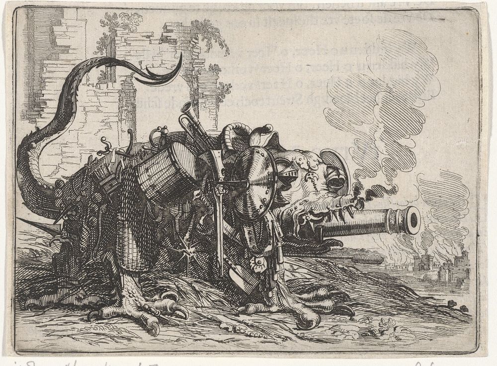 Oorlogsmonster (1657) by Salomon Savery