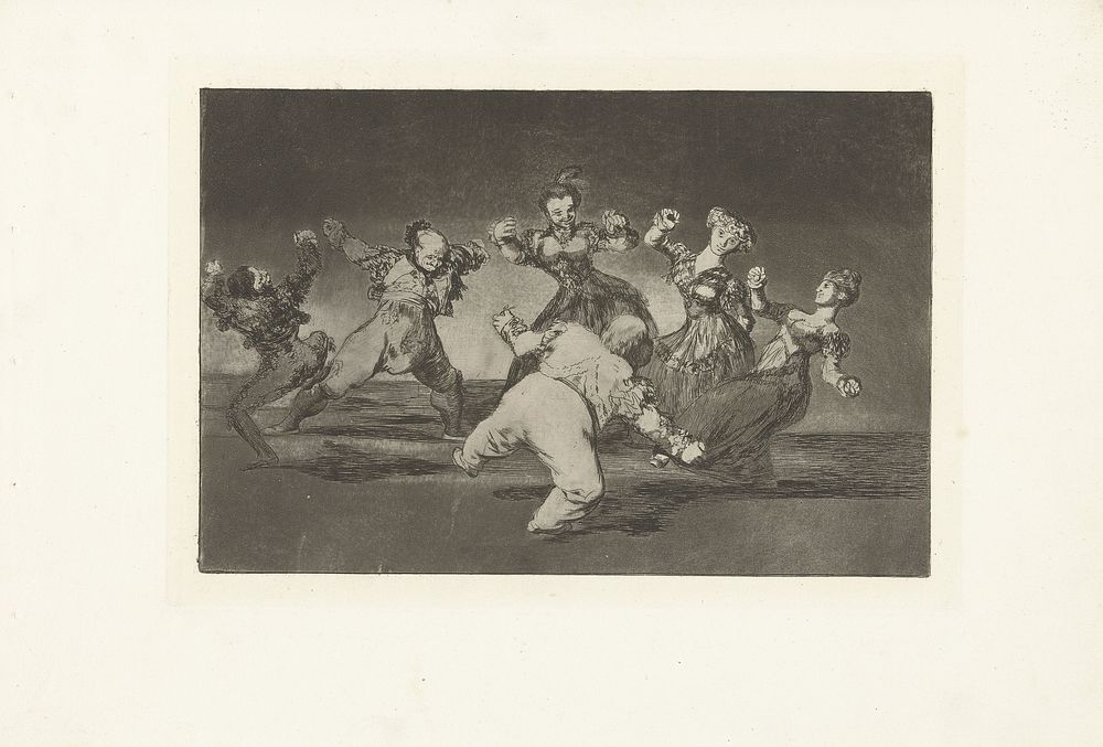 Vrolijke dwaasheid (1864) by Francisco de Goya, Francisco de Goya and Real Academia de Nobles Artes de San Fernando