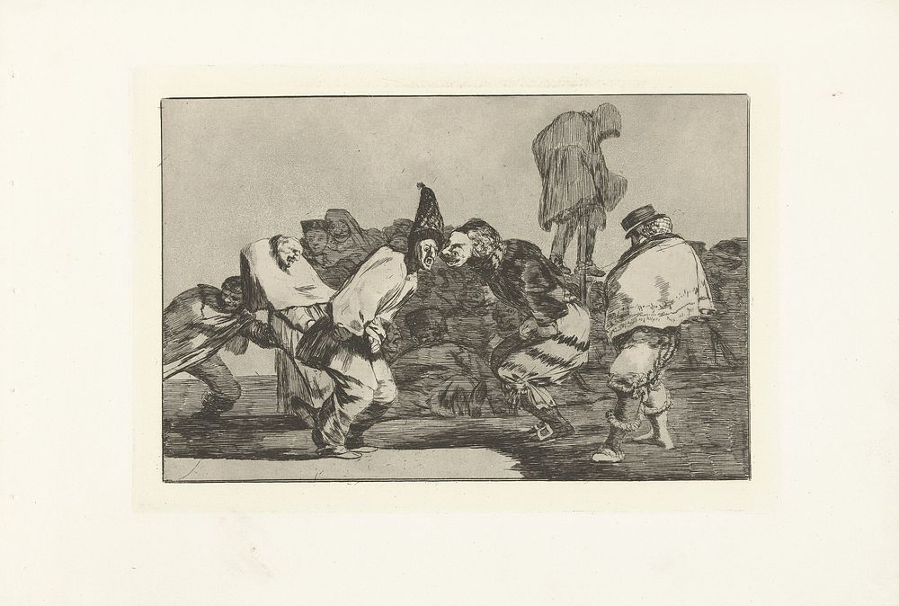 Dwaasheid van het carnaval (1864) by Francisco de Goya, Francisco de Goya and Real Academia de Nobles Artes de San Fernando