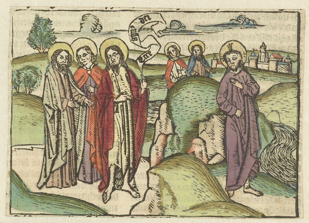Christus kiest zijn discipelen (1483 - 1486) by Meester van Haarlem