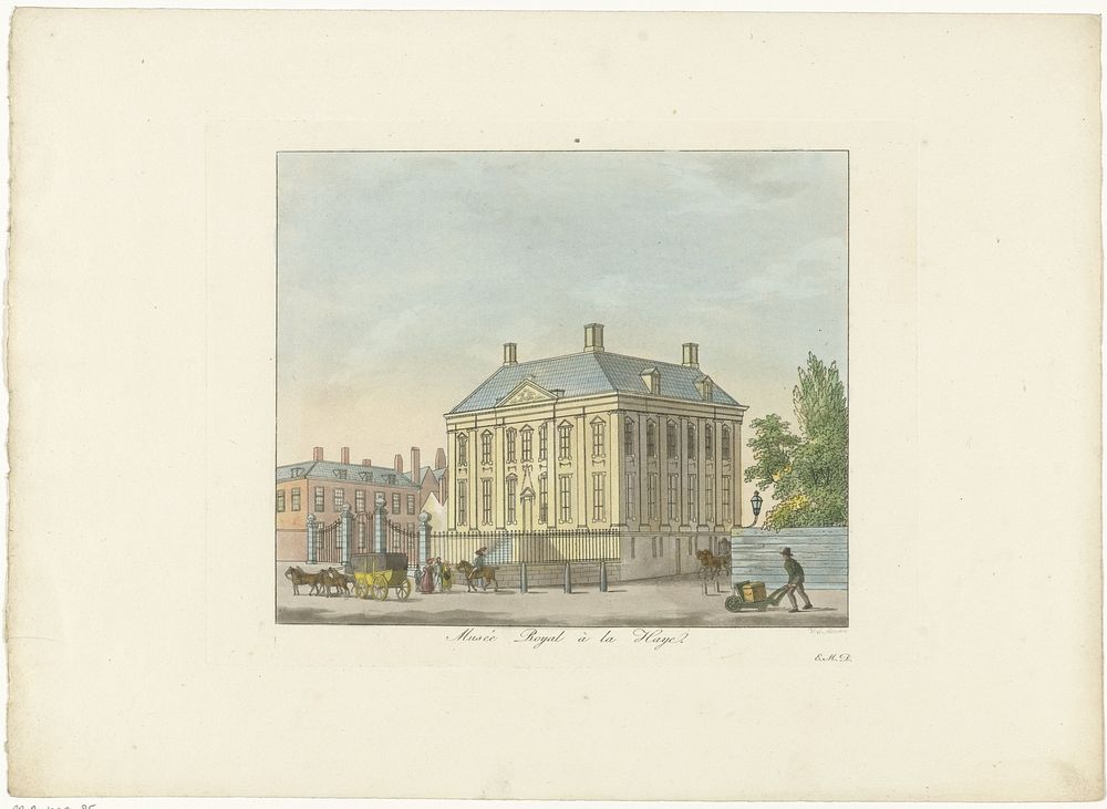 Mauritshuis te Den Haag (1816 - 1833) by Roelof van der Meulen and Evert Maaskamp