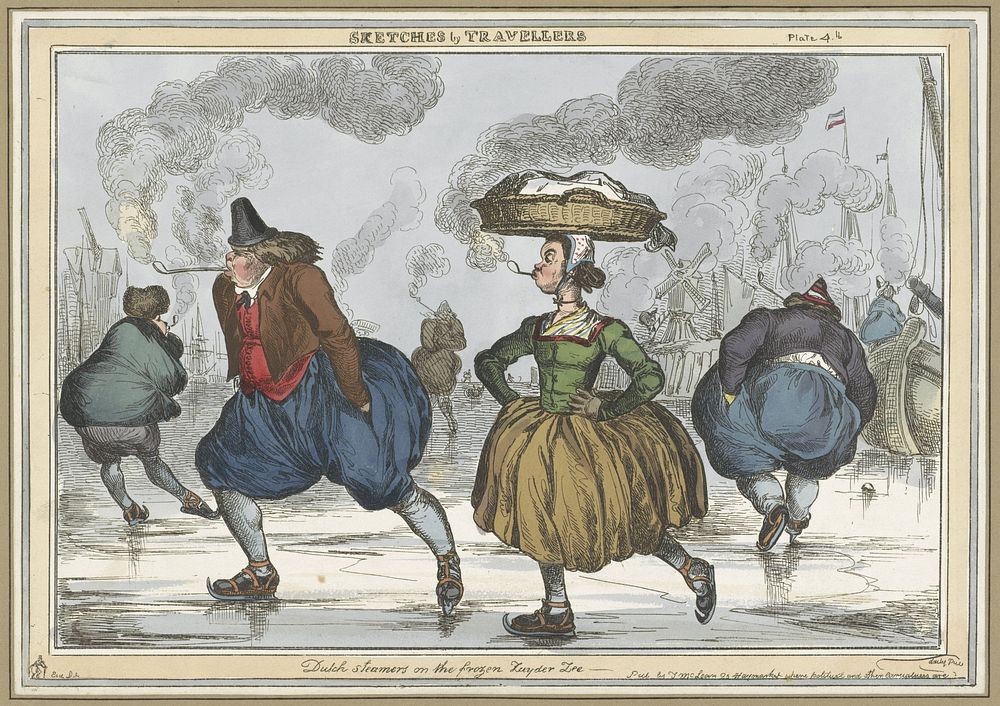 Hollandse stomers, 1829 (1829) by William Heath and Thomas McLean