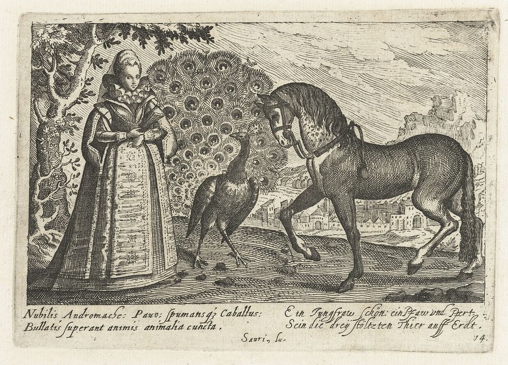 Allegorie op de schoonheid (1608) by Jacob van der Heyden and Lud Sauri