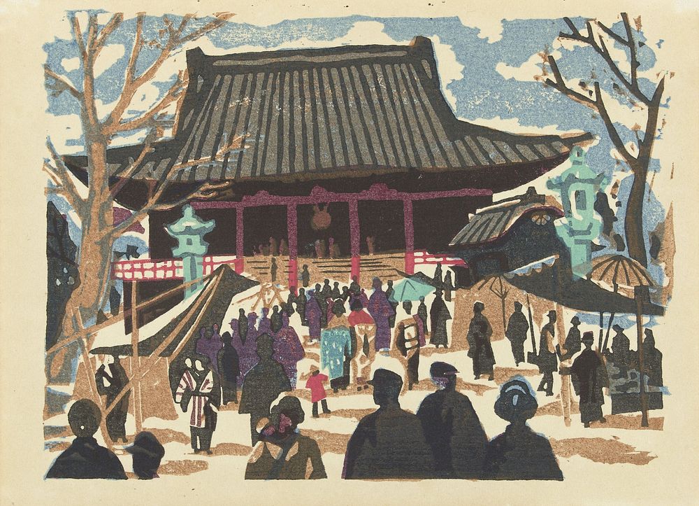 Asakusa Kannon tempel (1945) by Saitō Kiyoshi, Hirai Koichi and Uemura Masuro