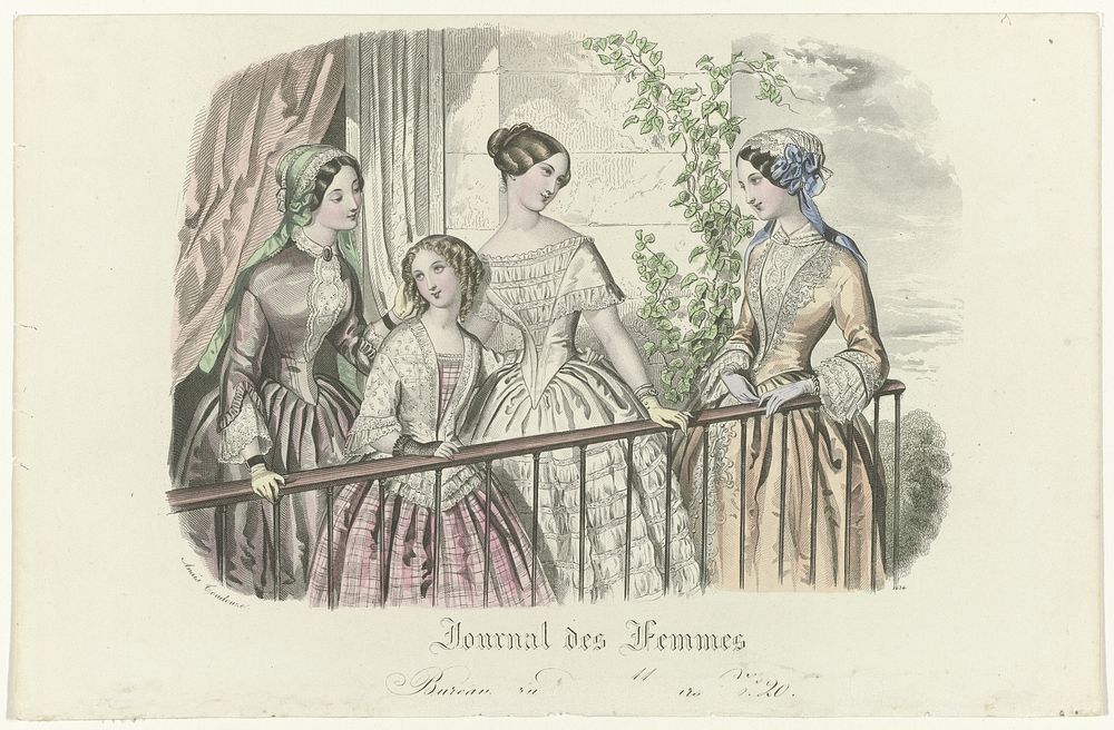 Journal des Femmes, ca. 1850, No. 1614 (c. 1850) by Anaïs Colin Toudouze and anonymous