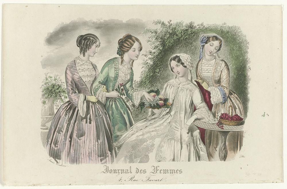 Journal des Femmes, ca. 1850 : 4, Rue Favart (c. 1850) by Anaïs Colin Toudouze and anonymous