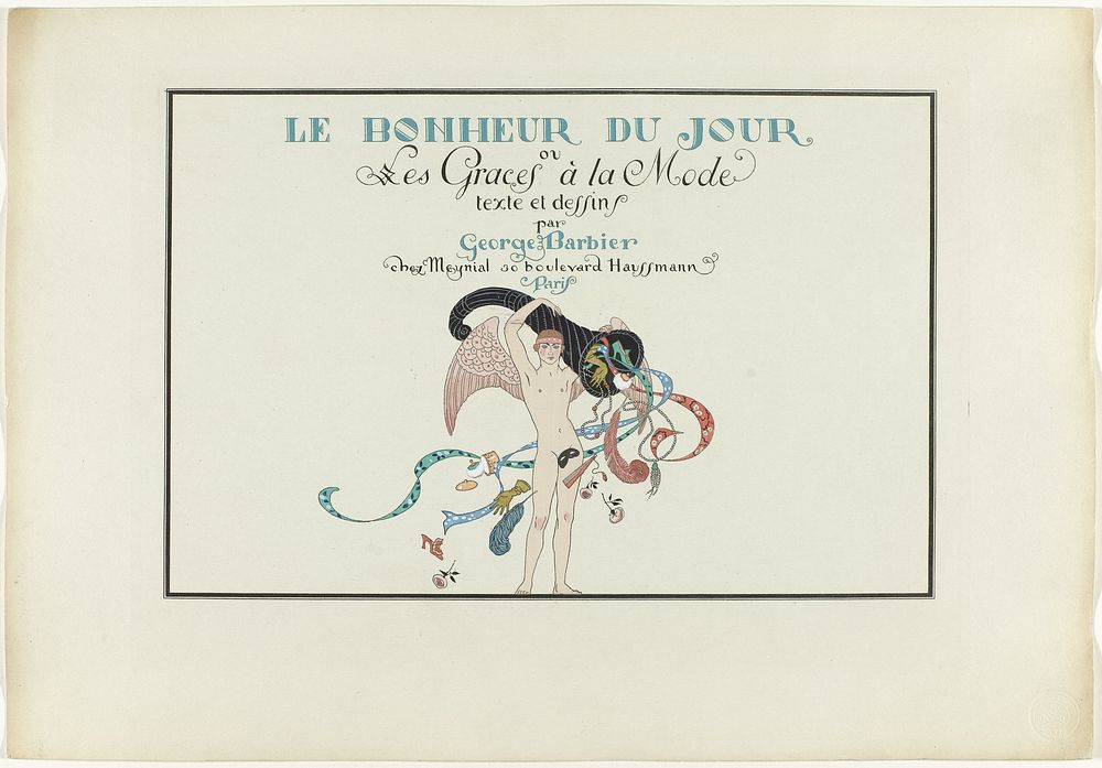 Joie de vivre: Le Bonheur du Jour ou Les Graces à la Mode (1920) by Henri Reidel, George Barbier and J Meynial