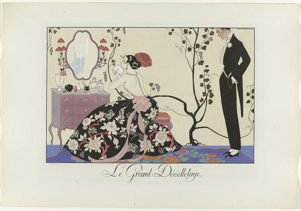 Joie de vivre: Le Bonheur du Jour ou Les Graces à la Mode (1921) by Henri Reidel, George Barbier and J Meynial