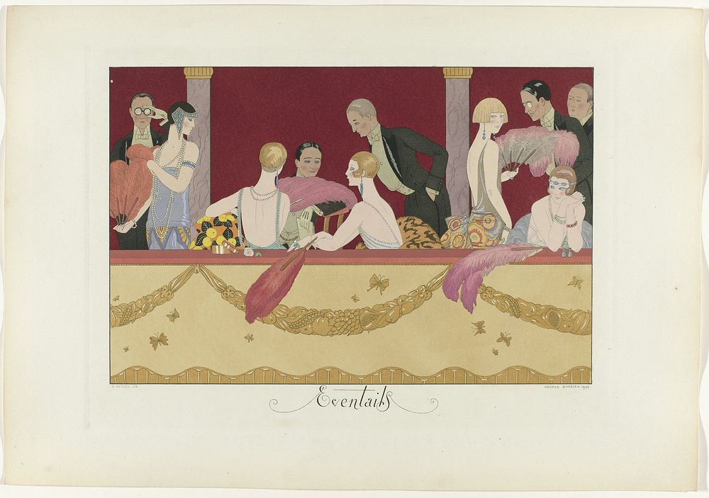 Joie de vivre: Le Bonheur du Jour ou Les Graces à la Mode (1924) by Henri Reidel, George Barbier and J Meynial