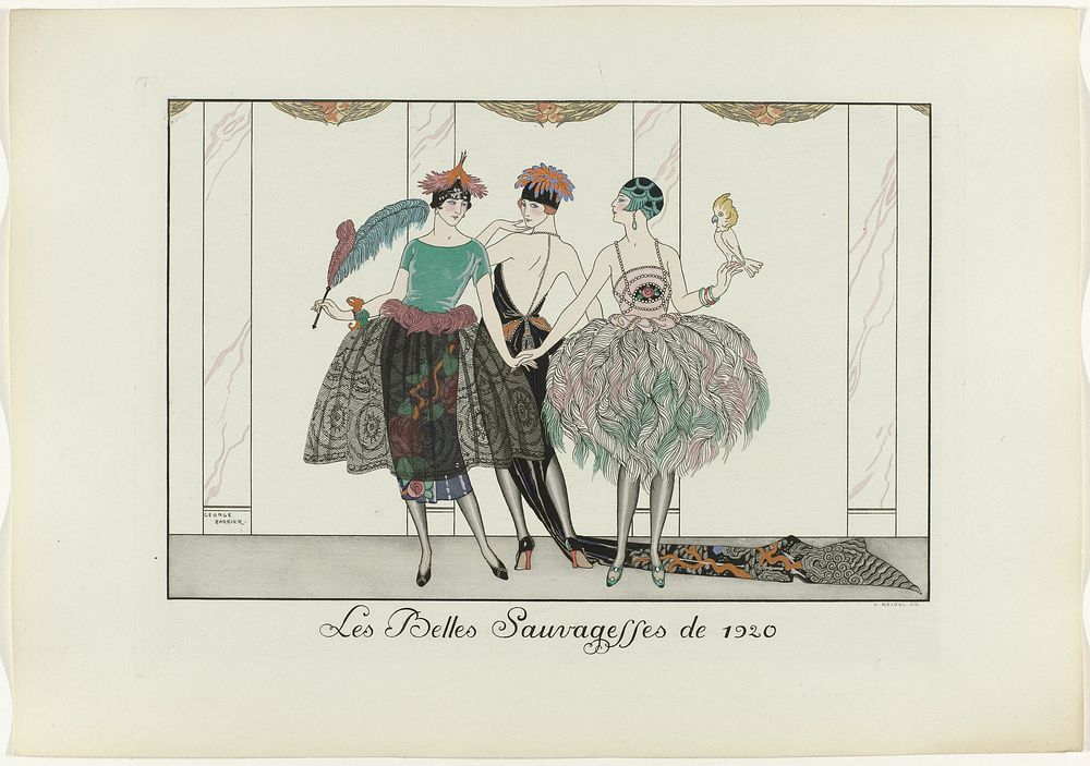 Les Belles Sauvagesses de 1920 (1920) by Henri Reidel, George Barbier and J Meynial