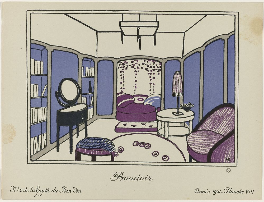Furnishings and Interiors (1921) by Lucie Renaudot, anonymous, Lucien Vogel, The Field Press, Naville et Cie, Condé Nast…