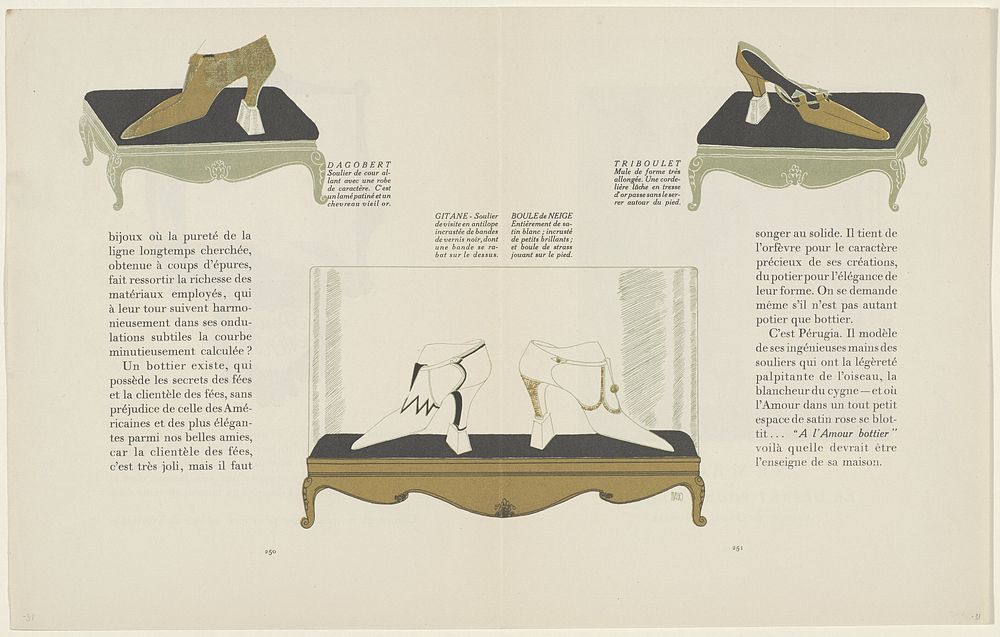 Gazette du Bon Ton. Art – Modes & Frivolités: Layout (1922) by Lucien Vogel, Condé Nast Publisher and Condé Nast et Co Ltd