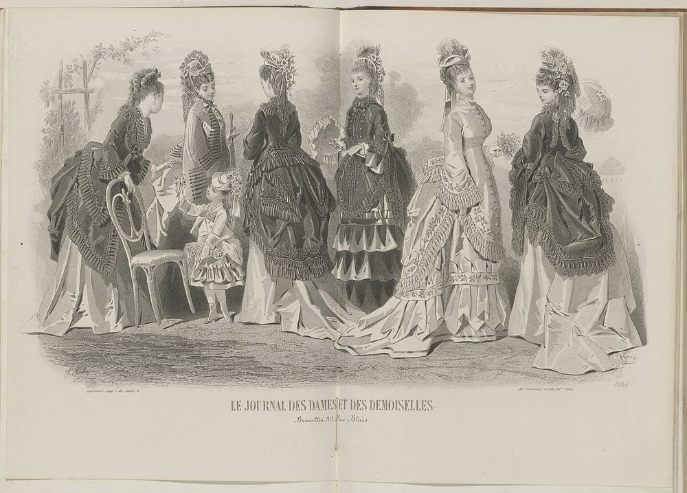 Journal des Dames et des Demoiselles, 15 Novembre 1872, No. 1086 (1872) by A Bodin, Emile Préval, Ad Goubaud et Fils and…