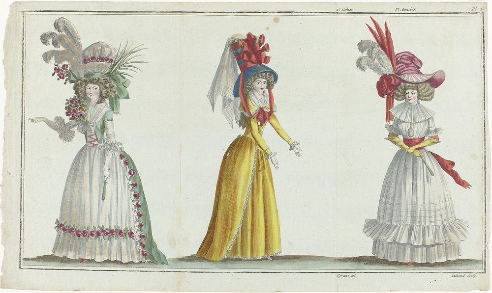The First Fashion Magazine (1787) by A B Duhamel, Defraine and Buisson