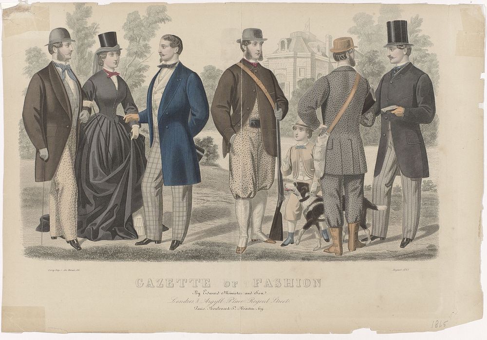 Gazette of Fashion, August 1865 (1865) by anonymous, Edward Minister and Son and Leroy