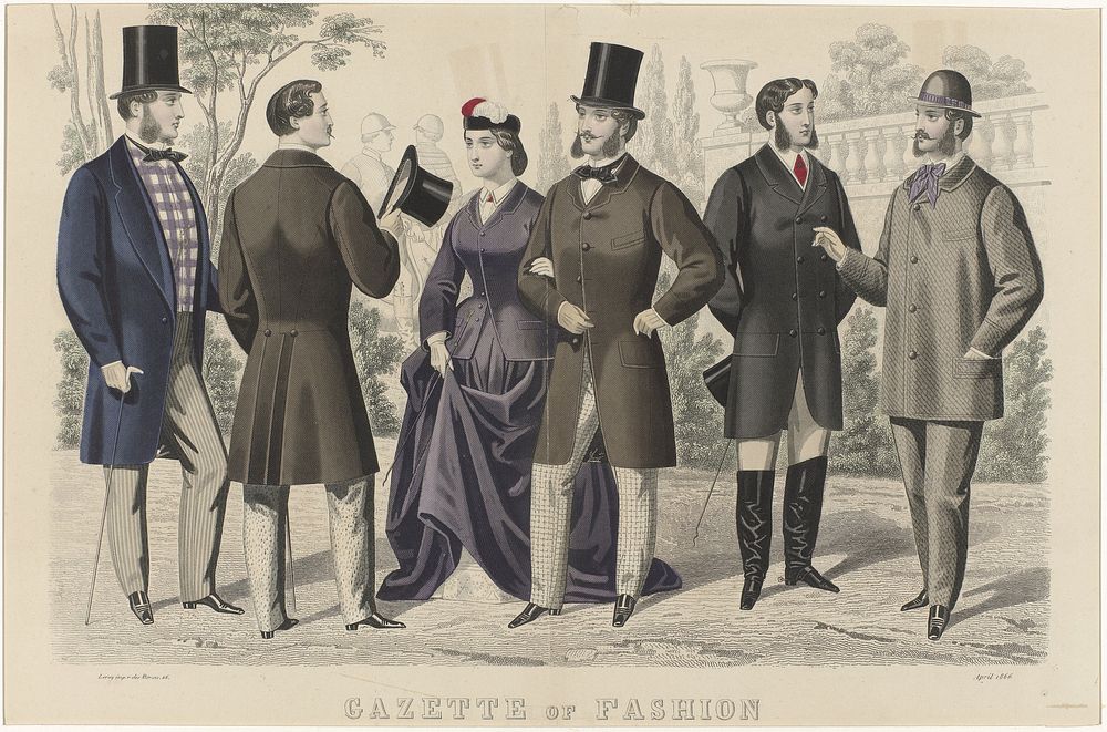 Gazette of Fashion, April 1866 (1866) by anonymous, Edward Minister and Son and Leroy