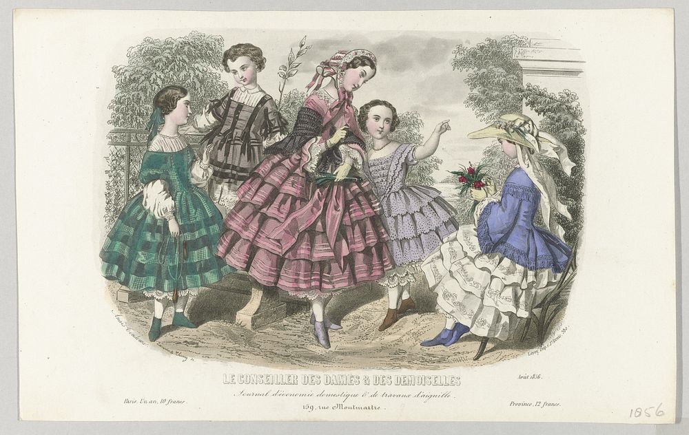Le Conseiller des Dames et Des Demoiselles, août 1856 : Journal d'économi (...) (1856) by Thierry, Paul Lacourière, Anaïs…