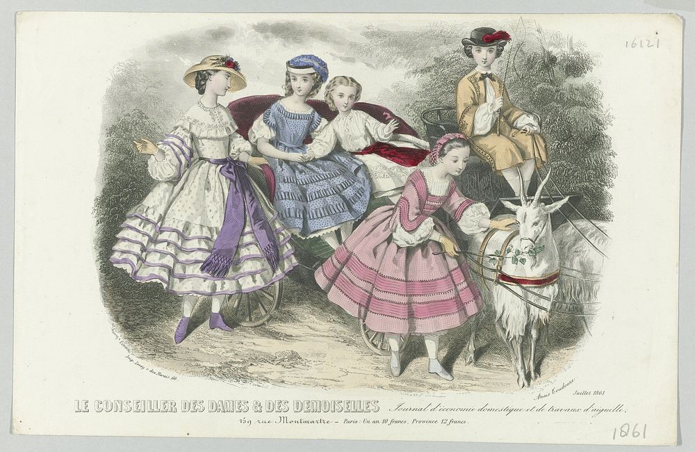 Le Conseiller des Dames et des Demoiselles, juillet 1861 : Journal d'économi (...) (1861) by Thierry, Paul Lacourière, Anaïs…