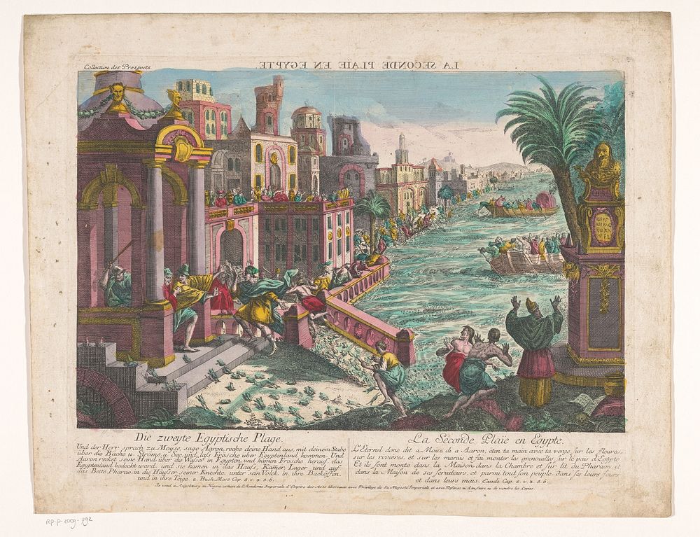 De tweede plaag van Egypte (1755 - 1779) by Kaiserlich Franziskische Akademie, anonymous and Jozef II Duits keizer