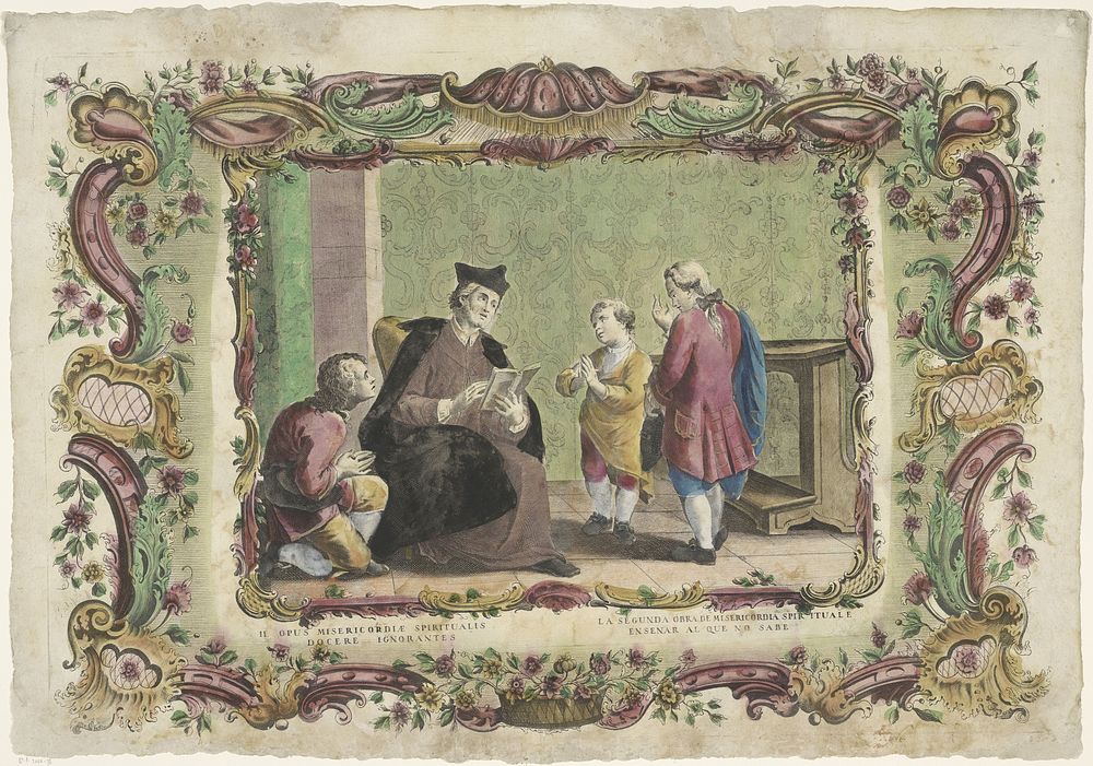 Onwetenden onderwijzen (1700 - 1799) by Giovanni Volpato and familie Remondini
