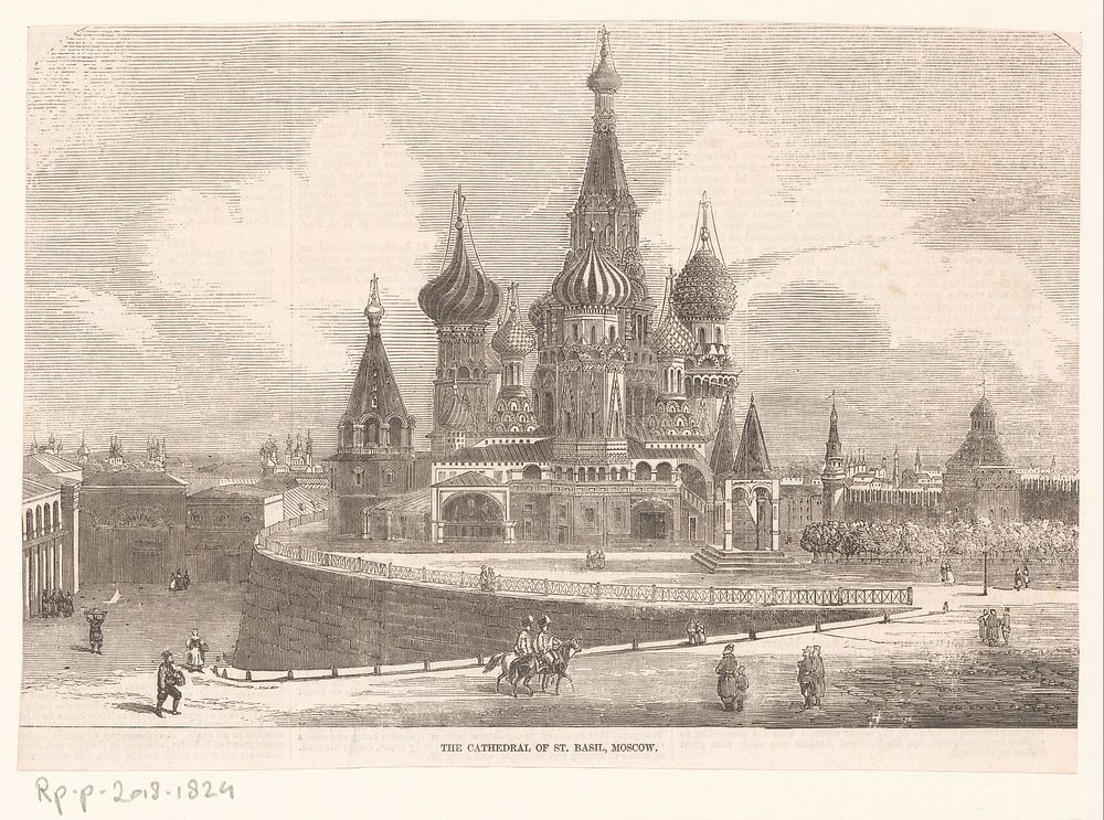 Kathedraal van de Voorbede van de Moeder Gods, te Moskou (1856) by anonymous