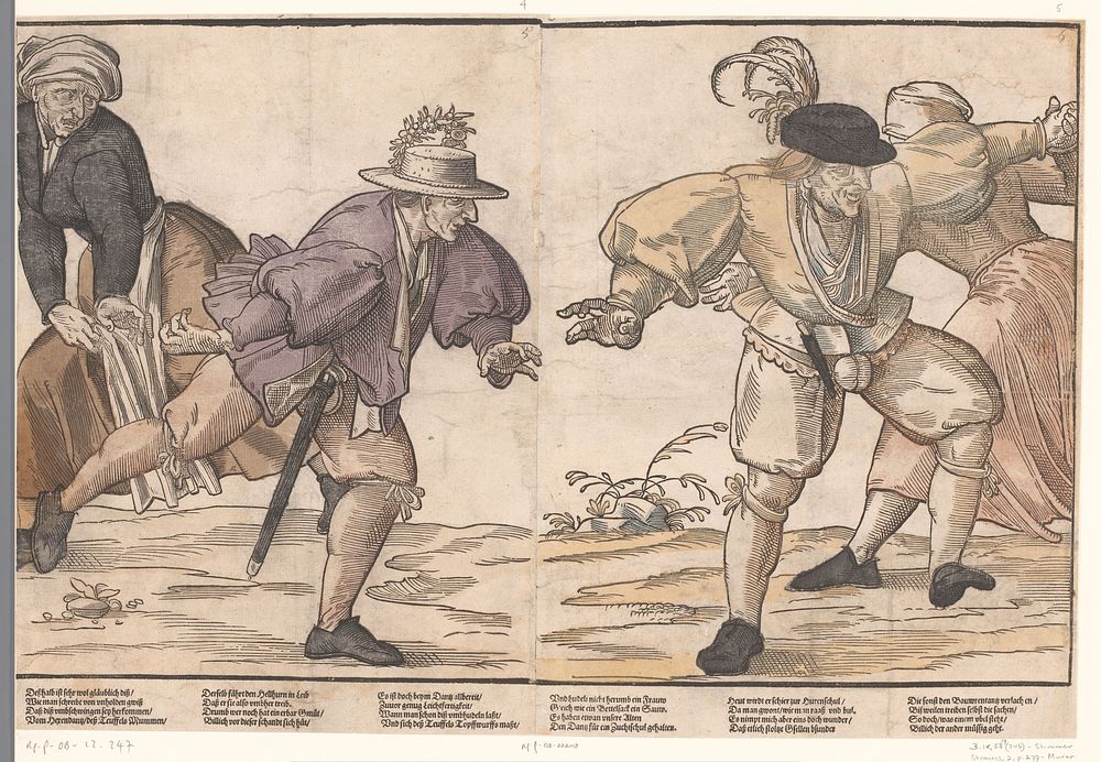 Dorpsbruiloftsfeest (1590) by anonymous, Christoph Murer and Bernhard Jobin