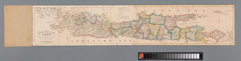 Kaart van Java en Bali (1861) by anonymous and Seyffardts Boekhandel