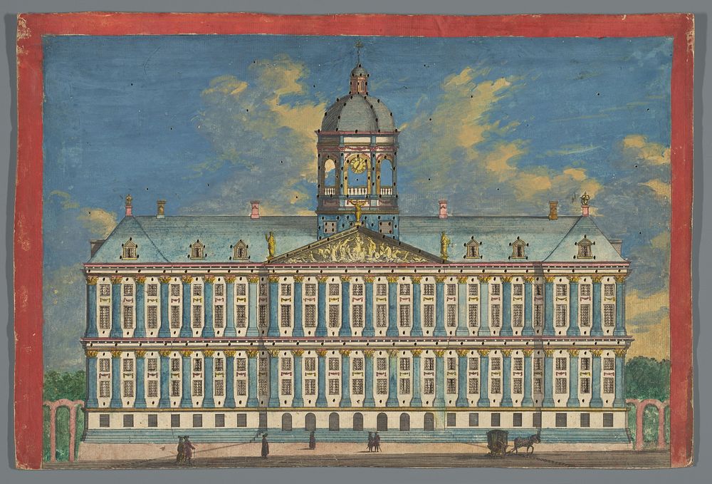 The Amsterdam City Hall (1700 - 1799) by anonymous and anonymous