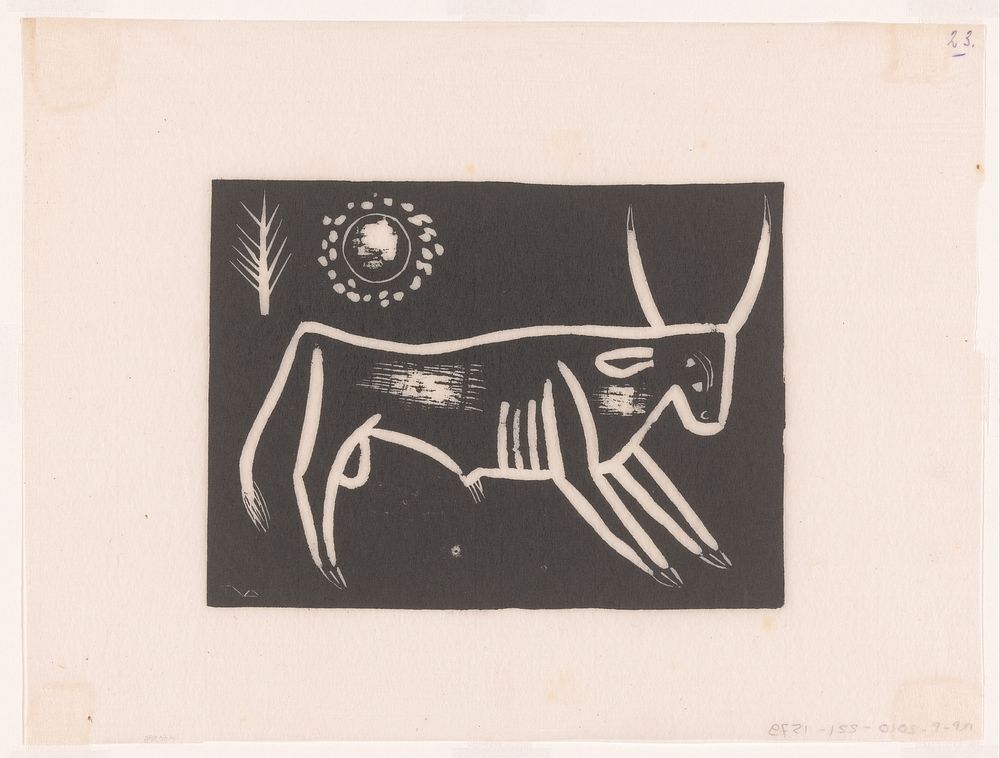 Stier (1934) by Tinus van Doorn