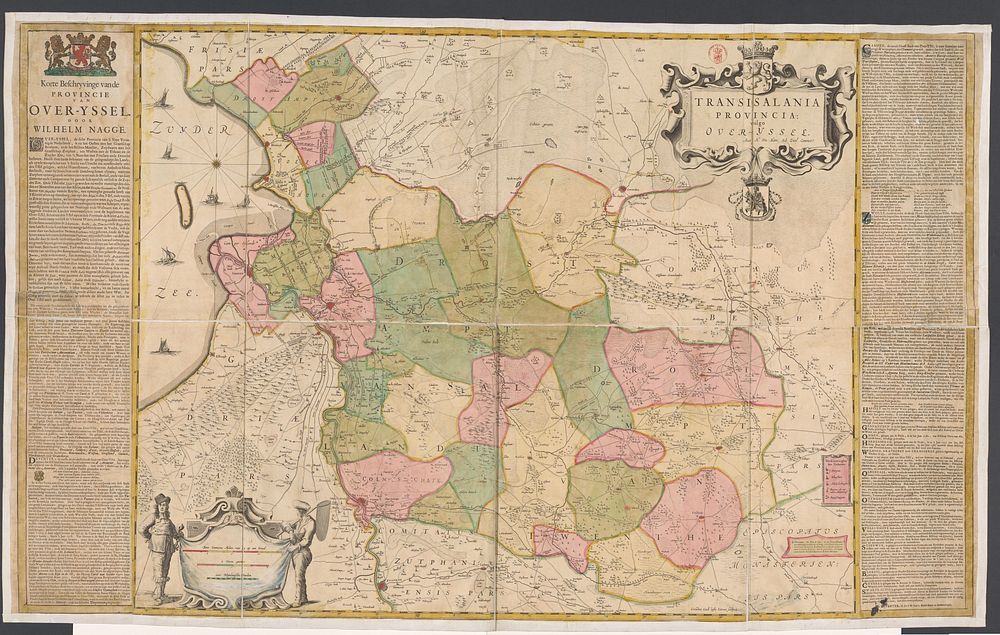 Kaart en beschrijving van Overijssel (c. 1725) by Gerard Coeck, Nicolaas ten Have, Gerard Valck and Jan de Lat