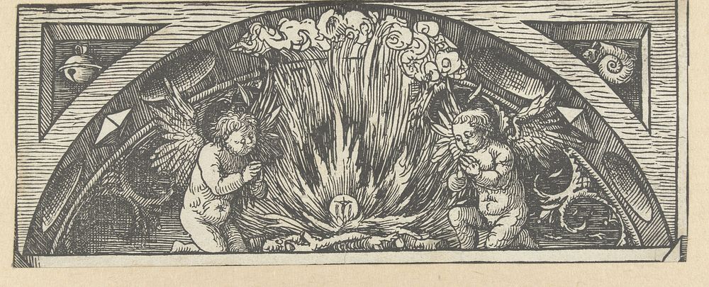 De hostie in het vuur (1513 - 1523) by Jacob Cornelisz van Oostsanen