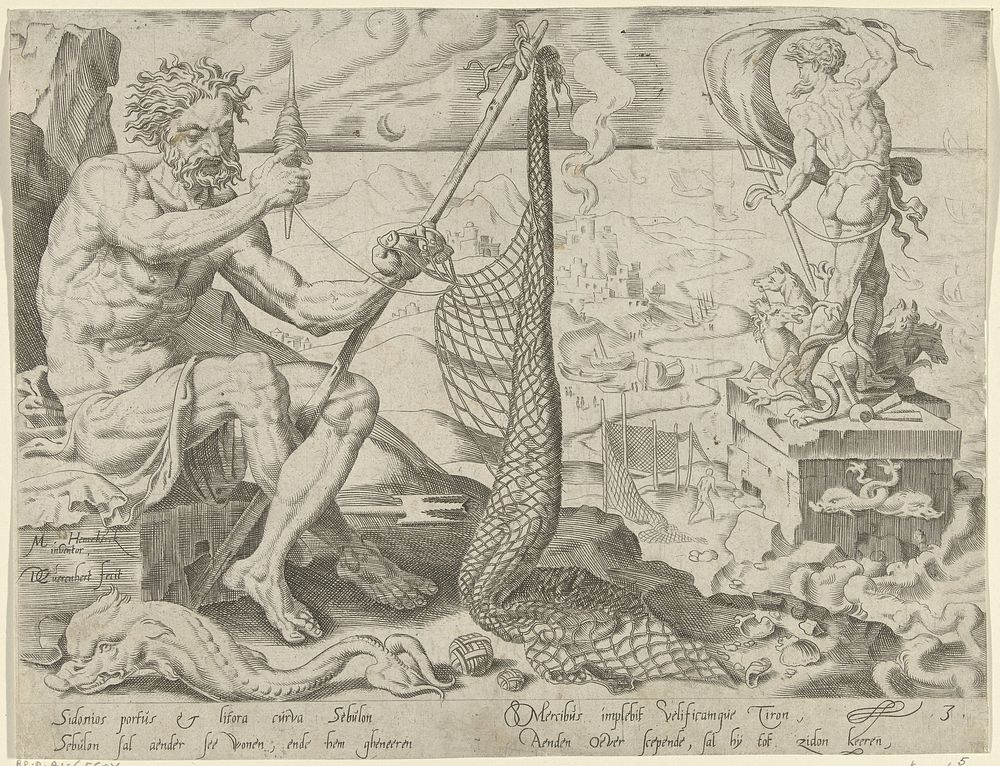 Zebulon (1550) by Dirck Volckertsz Coornhert and Maarten van Heemskerck