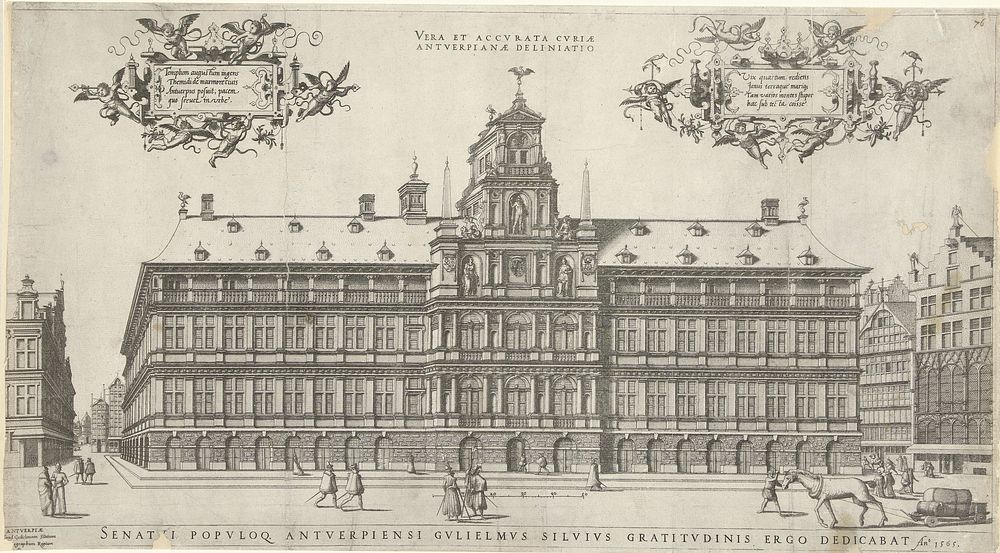 Stadhuis van Antwerpen (1565) by Cornelis de Hooghe