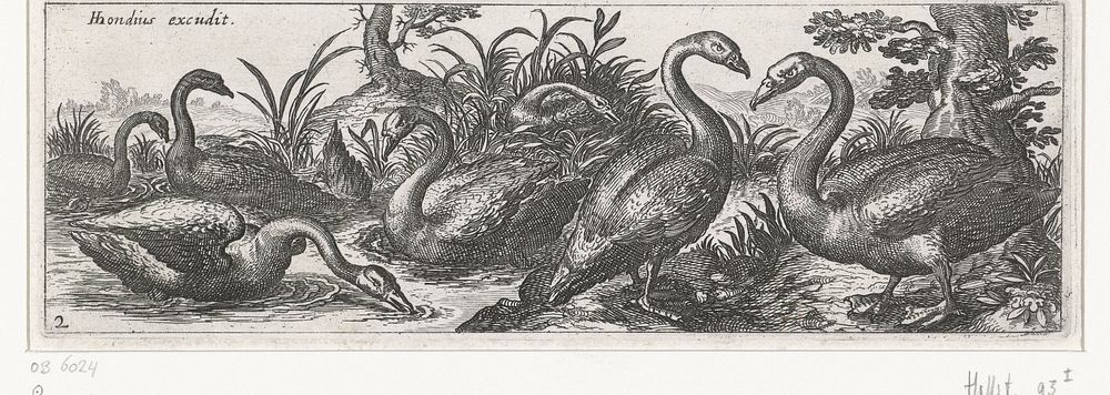 Zwanen (1609 - 1610) by Simon Frisius, Marcus Gerards II and Hendrick Hondius I