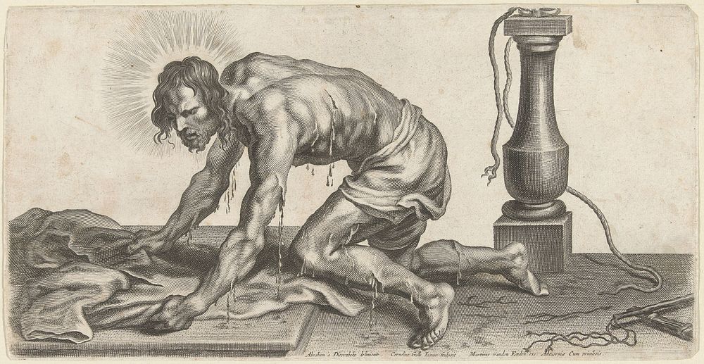 Christus na de geseling (c. 1638 - c. 1650) by Cornelis Galle II, Abraham van Diepenbeeck and Martinus van den Enden I