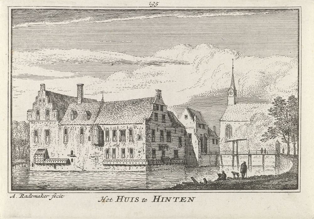 Huis te Hinten (1727 - 1733) by Abraham Rademaker, Willem Barents and Antoni Schoonenburg