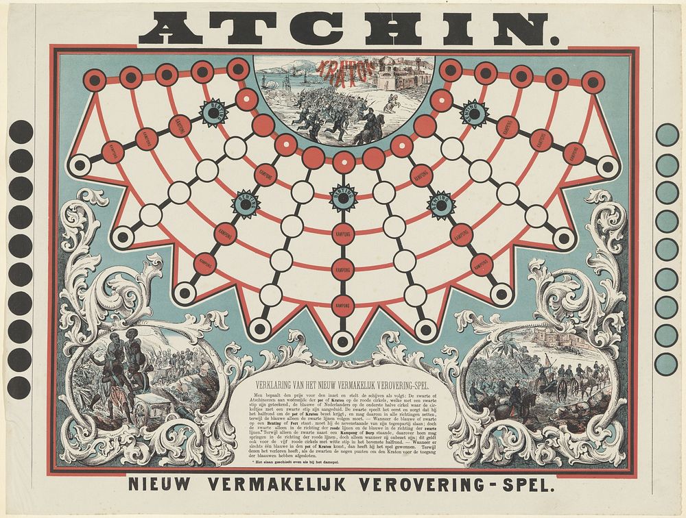 Atchin / Nieuw vermakelijk verovering-spel. (1874) by anonymous