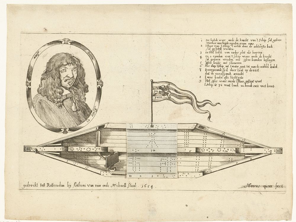 Het malle schip van Rotterdam, 1653 (1654) by Marcus Quern, Antoni van Roon and Michael Staal
