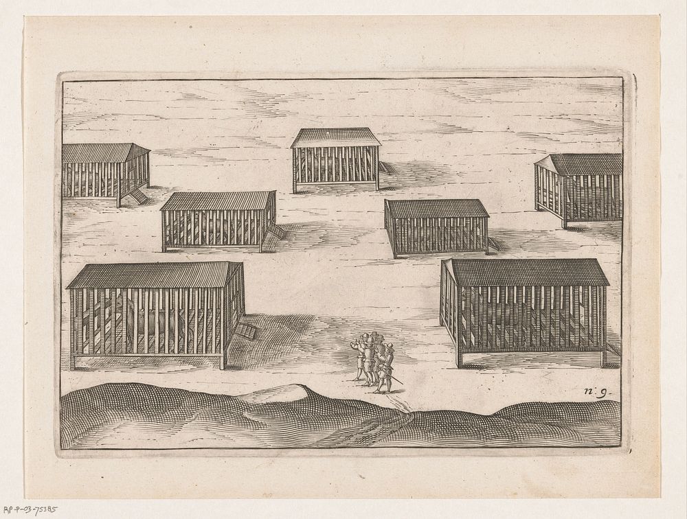 Stallen van de koning van Tuban, 1599 (1619) by anonymous