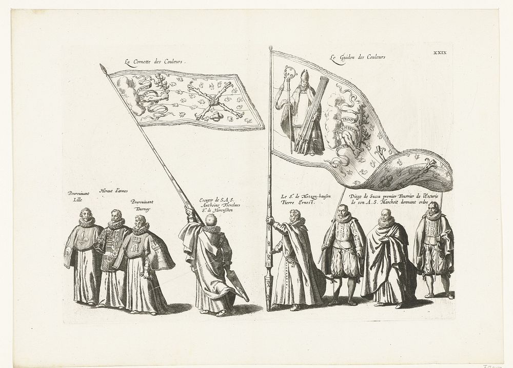 Begrafenisstoet van aartshertog Albrecht (plaat XXIX), 1622 (1623) by Cornelis Galle I
