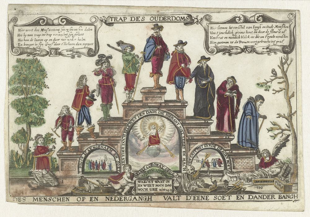 Trap des Ouderdoms, ca. 1650 (1640 - 1660) by anonymous and anonymous