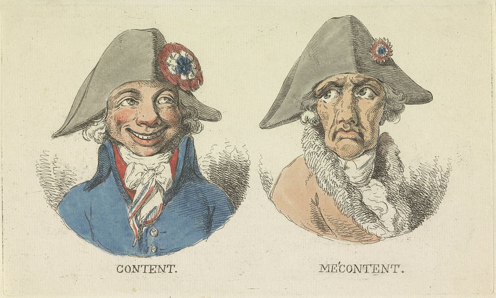 Tevreden en Ontevreden, 1795 (1795) by anonymous