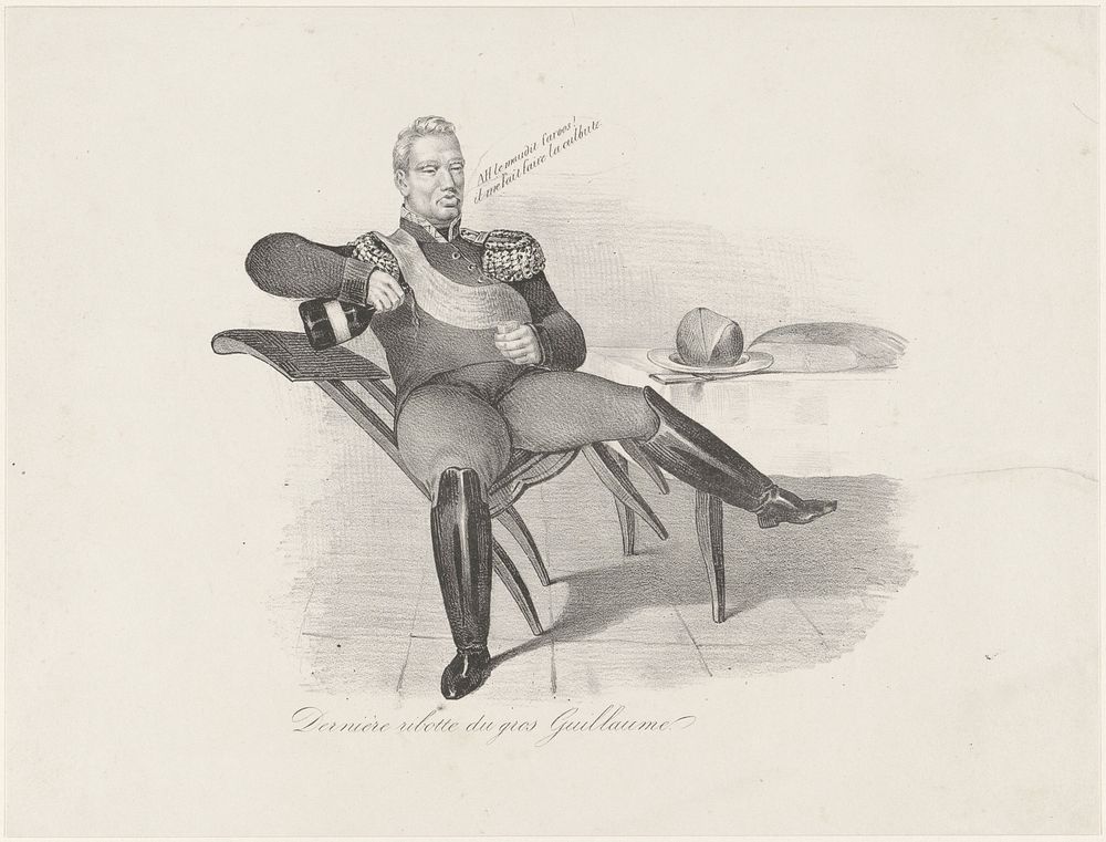 Willems laatste schranspartij, 1830 (1830 - 1831) by anonymous