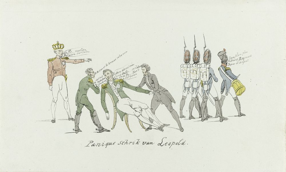 Leopold geschrokken, 1831 (1831) by anonymous