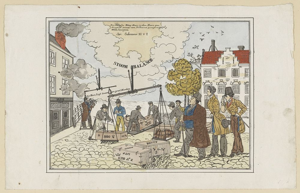 Spotprent op het bedrog van de firma C. de Bruyn & Zonen, 1834 (1834) by anonymous