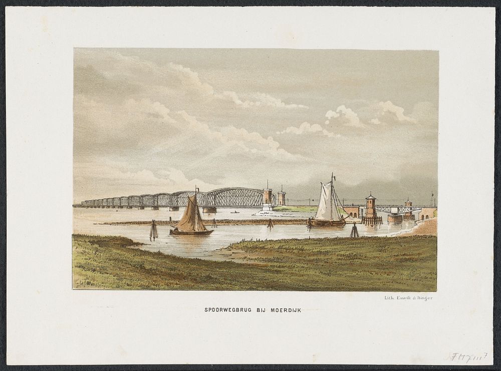 Moerdijkbrug, 1871 (1872 - 1874) by anonymous, Emrik and Binger and Broese and Comp