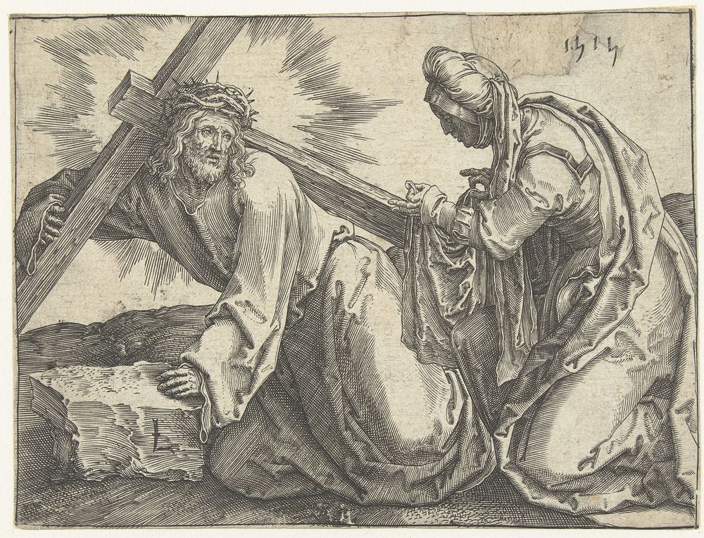 Kruisdraging (1515) by Lucas van Leyden and Lucas van Leyden
