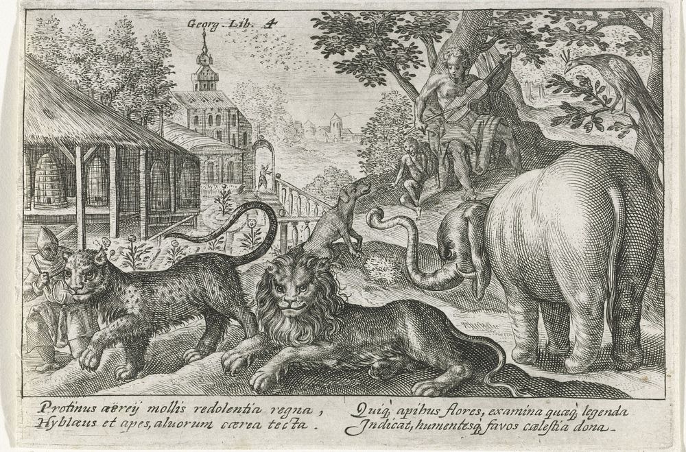 Aristaeus en Orpheus (1612) by Crispijn van de Passe I