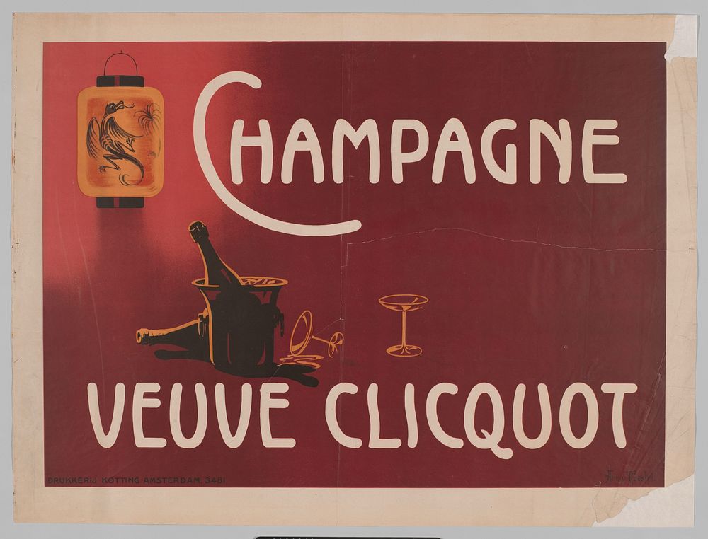 Champagne Veuve Clicquot (1900 - 1913) by Arnold van Roessel